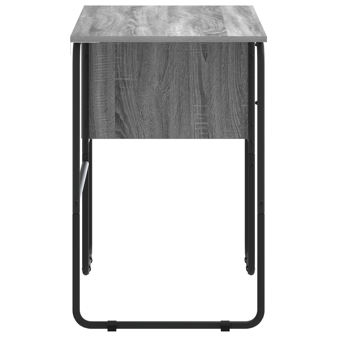Skrivebord med opbevaring Grå Sonoma 100 x 50 x 75 cm