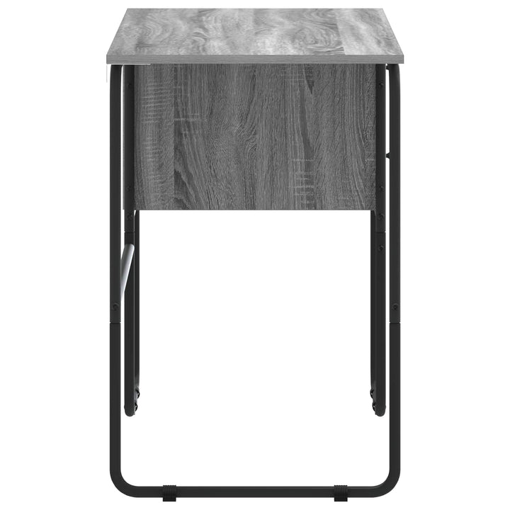Skrivebord med opbevaring Grå Sonoma 100 x 50 x 75 cm