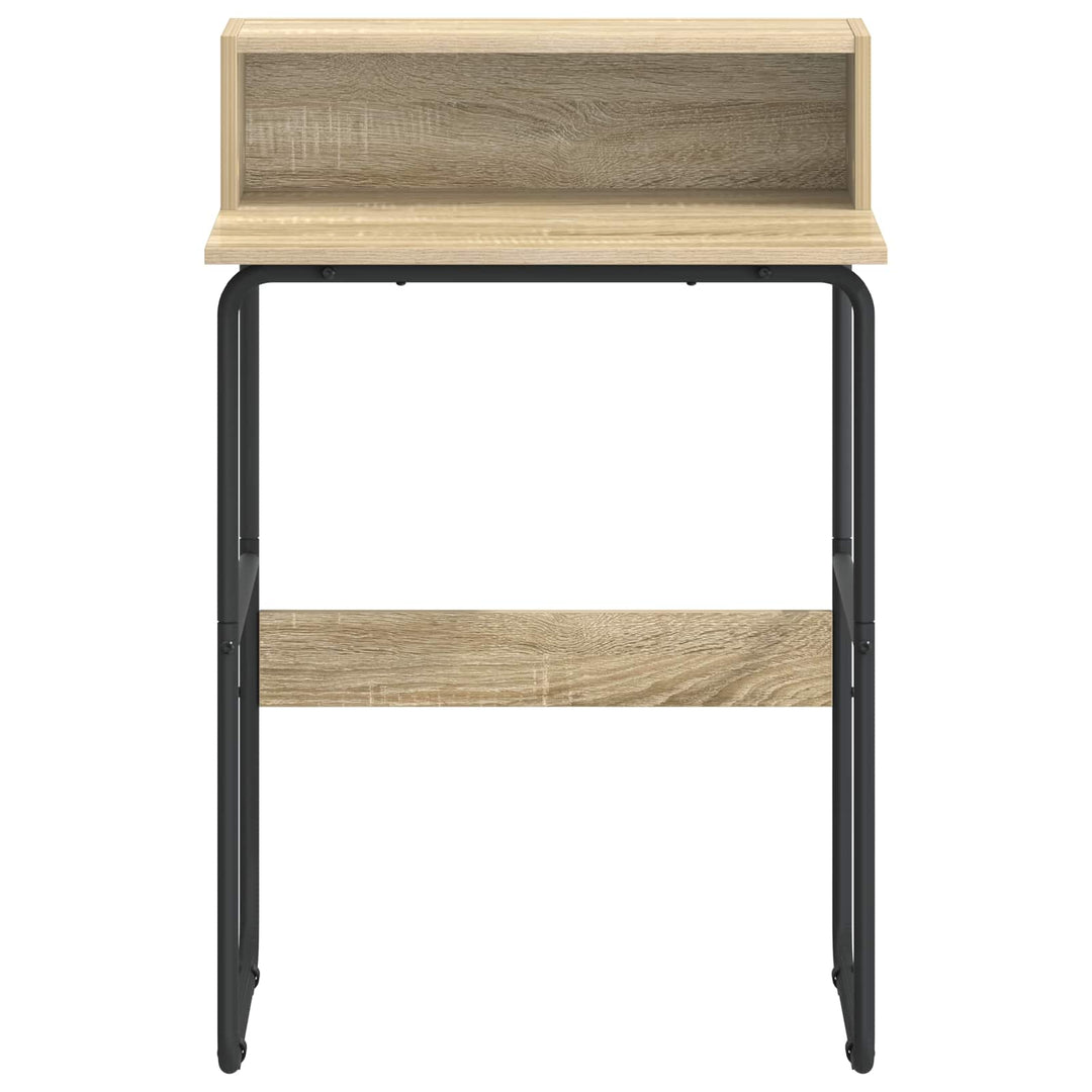 Skrivebord med opbevaring Sonoma-eg 60 x 50 x 91 cm
