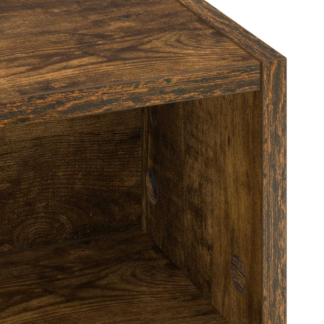 Skrivebord med opbevaring Røget eg 60 x 50 x 91 cm