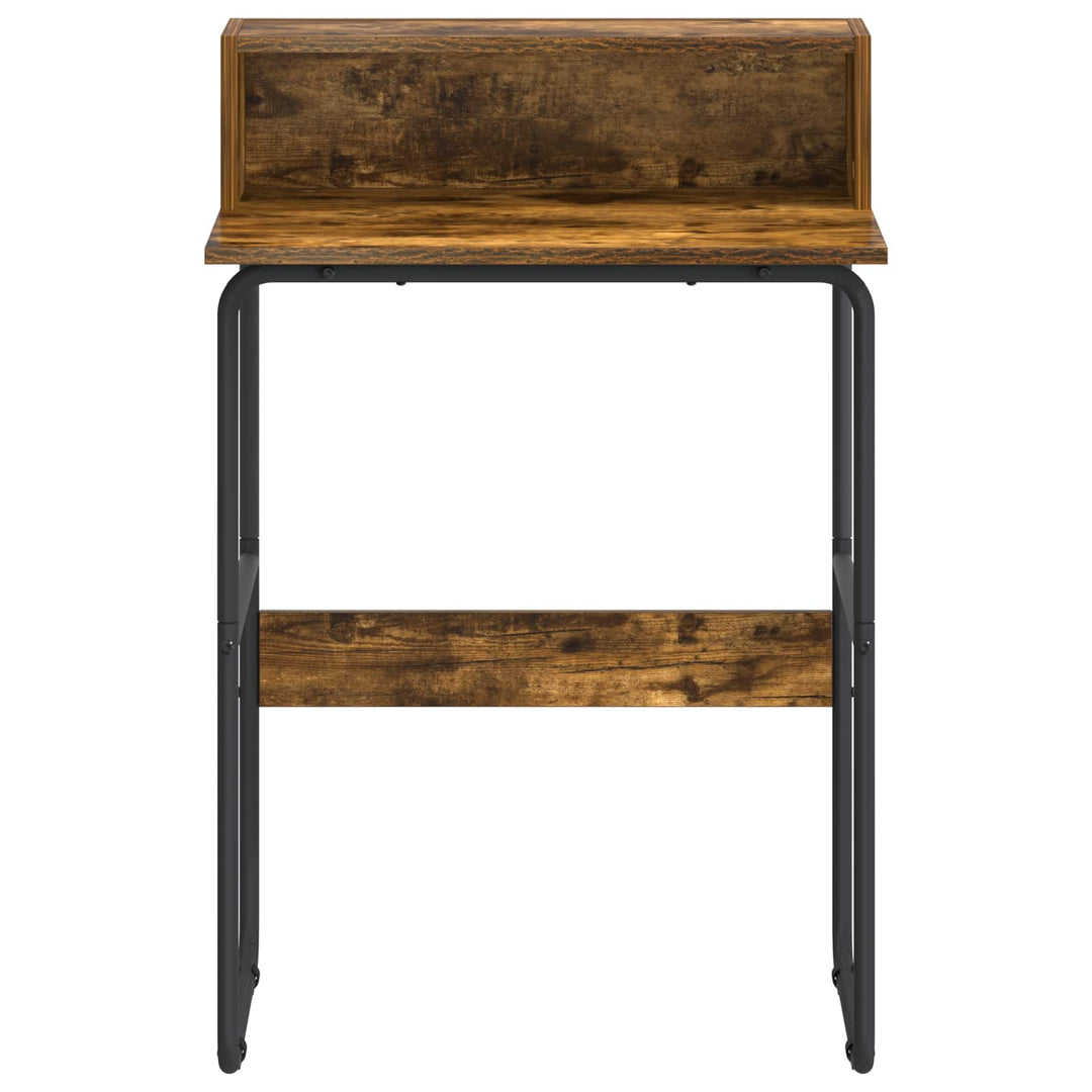 Skrivebord med opbevaring Røget eg 60 x 50 x 91 cm
