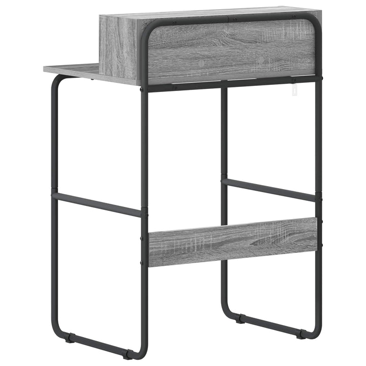 Skrivebord med opbevaring Grå Sonoma 60 x 50 x 91 cm