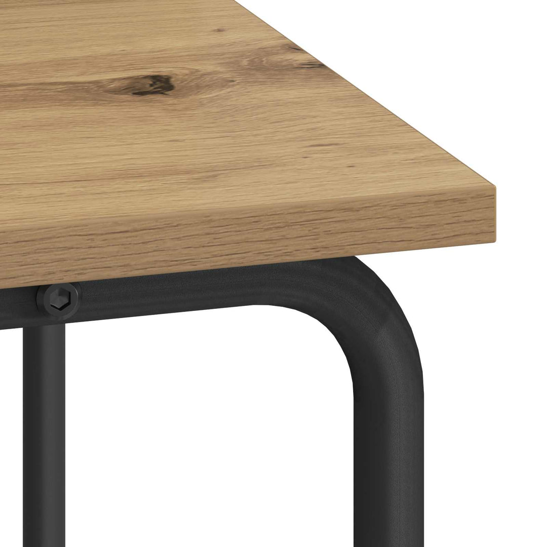 Skrivebord med opbevaring Artisan-eg 80 x 50 x 91 cm