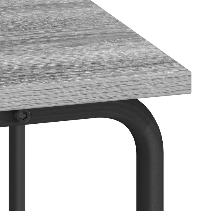 Skrivebord med opbevaring Grå Sonoma 100 x 50 x 91 cm