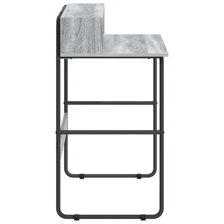 Skrivebord med opbevaring Grå Sonoma 100 x 50 x 91 cm