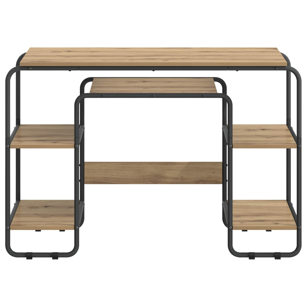 Skrivebord med opbevaring Artisan-eg 113,5 x 52 x 75,5 cm