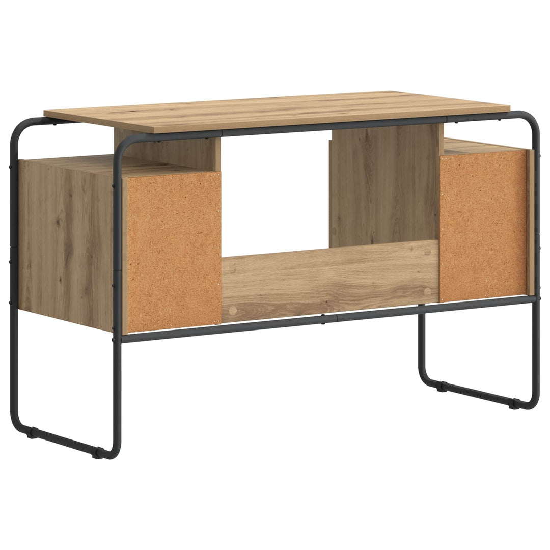 Skrivebord med opbevaring Artisan-eg 120 x 50,5 x 75,5 cm