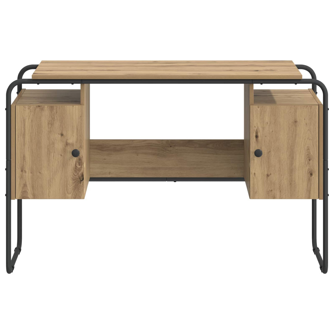 Skrivebord med opbevaring Artisan-eg 120 x 50,5 x 75,5 cm