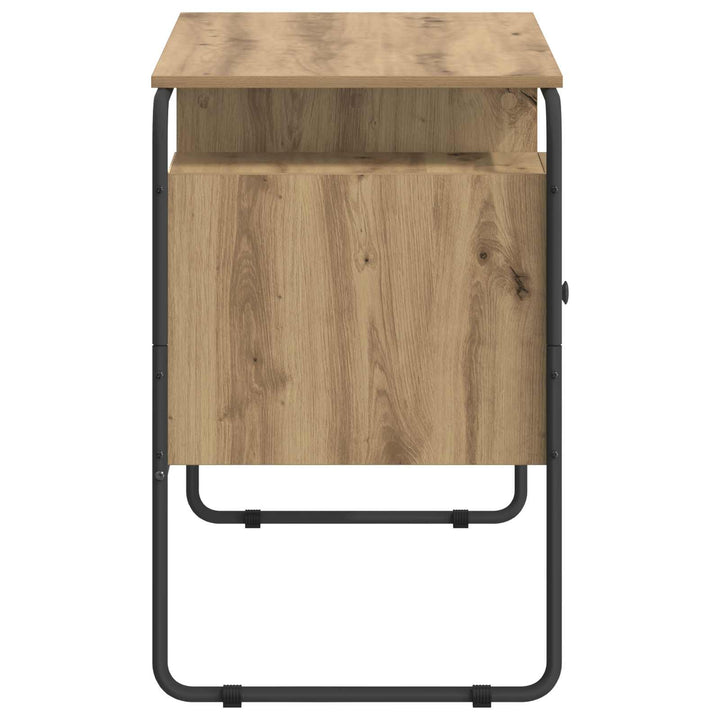Skrivebord med opbevaring Artisan-eg 120 x 50,5 x 75,5 cm
