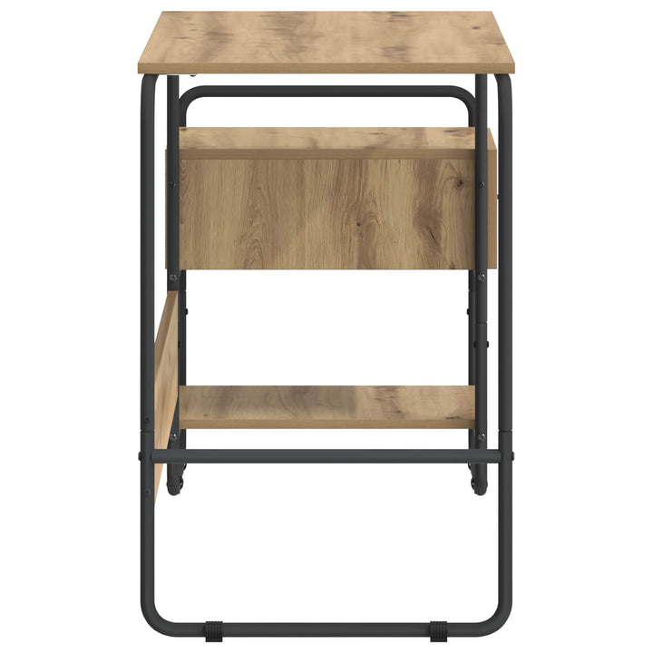 Skrivebord med opbevaring Artisan-eg 131,5 x 50 x 75,5 cm