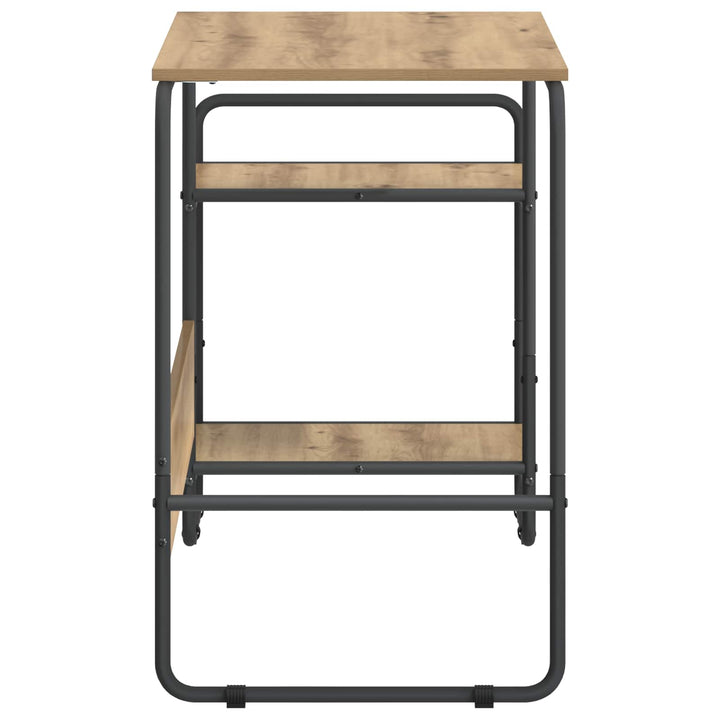 Skrivebord med opbevaring Artisan-eg 131,5 x 50 x 75,5 cm