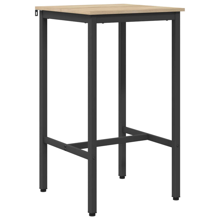 Barbord 52 x 52 x 90 cm Konstrueret træ Sonoma-eg Rektangulær