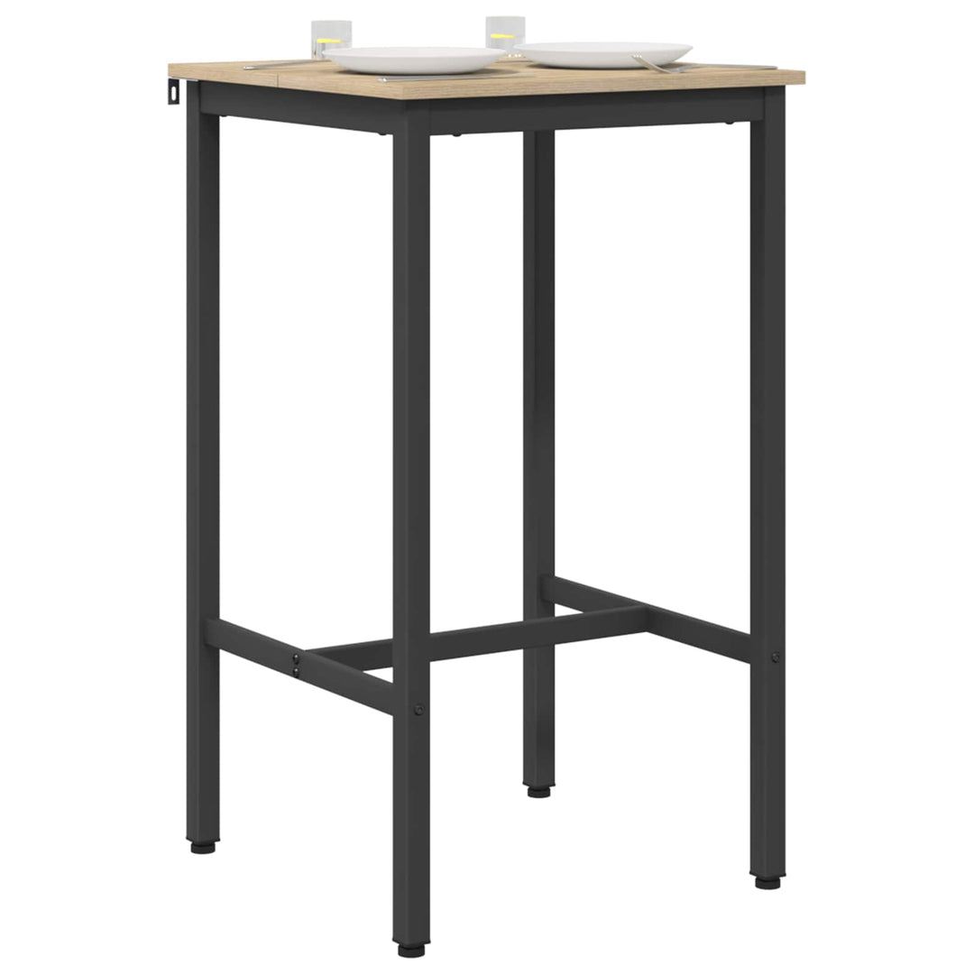 Barbord 52 x 52 x 90 cm Konstrueret træ Sonoma-eg Rektangulær
