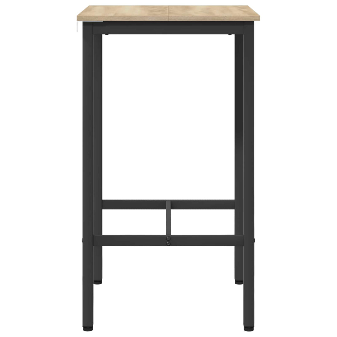 Barbord 52 x 52 x 90 cm Konstrueret træ Sonoma-eg Rektangulær