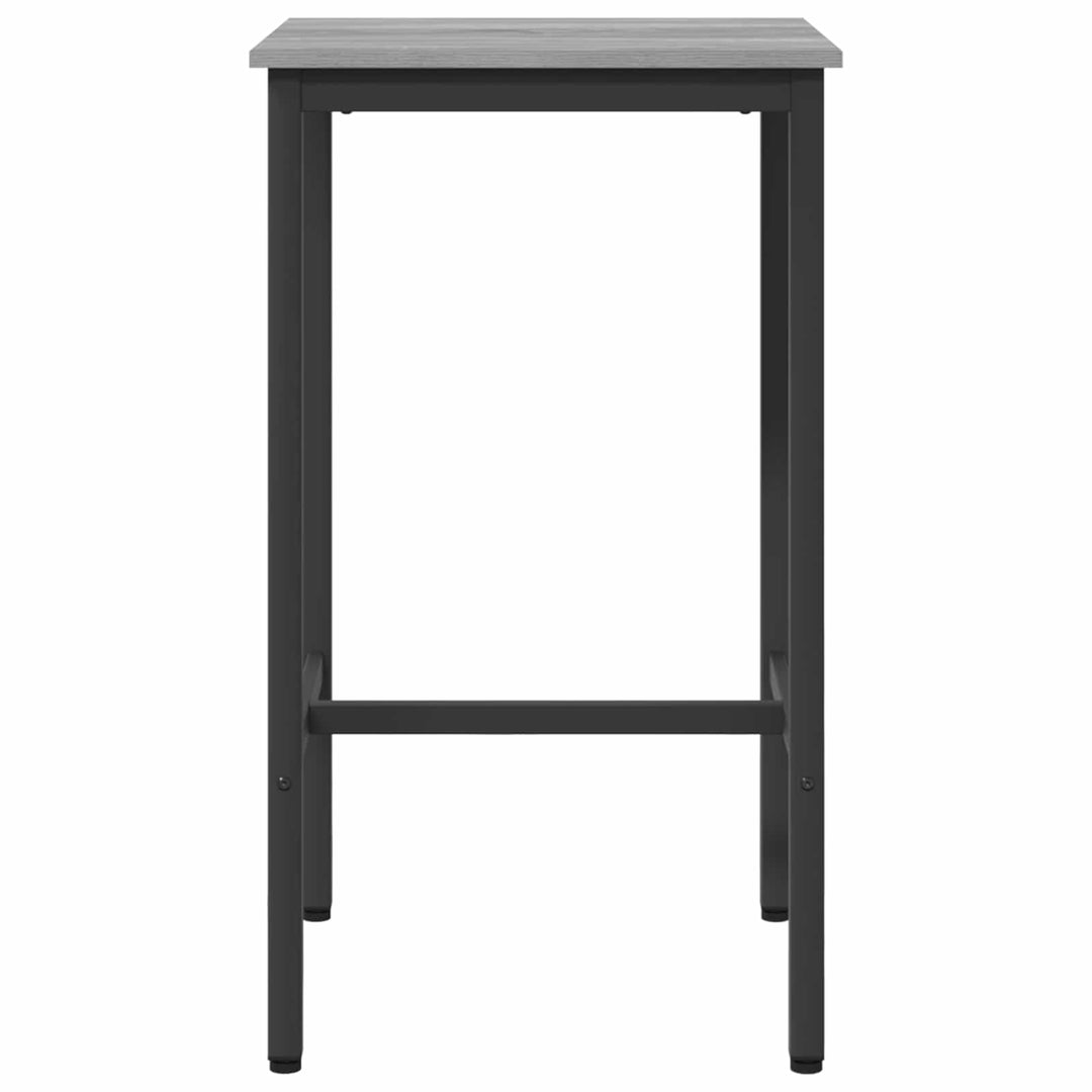 Barbord 52 x 52 x 90 cm Konstrueret træ Grå Sonoma Rektangulær