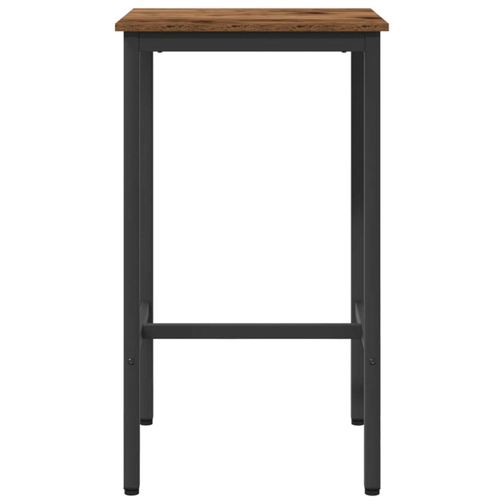 Barbord 52 x 52 x 90 cm Konstrueret træ Gammelt træ Rektangulær