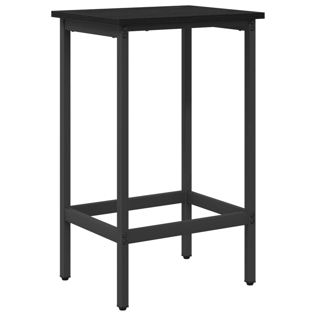 Barbænk Sort eg 40 x 32 x 64 cm Konstrueret træ