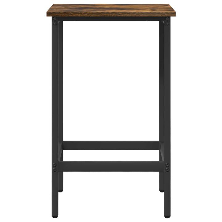 Barbænk 2 stk. Røget eg 40 x 32 x 64 cm Konstrueret træ