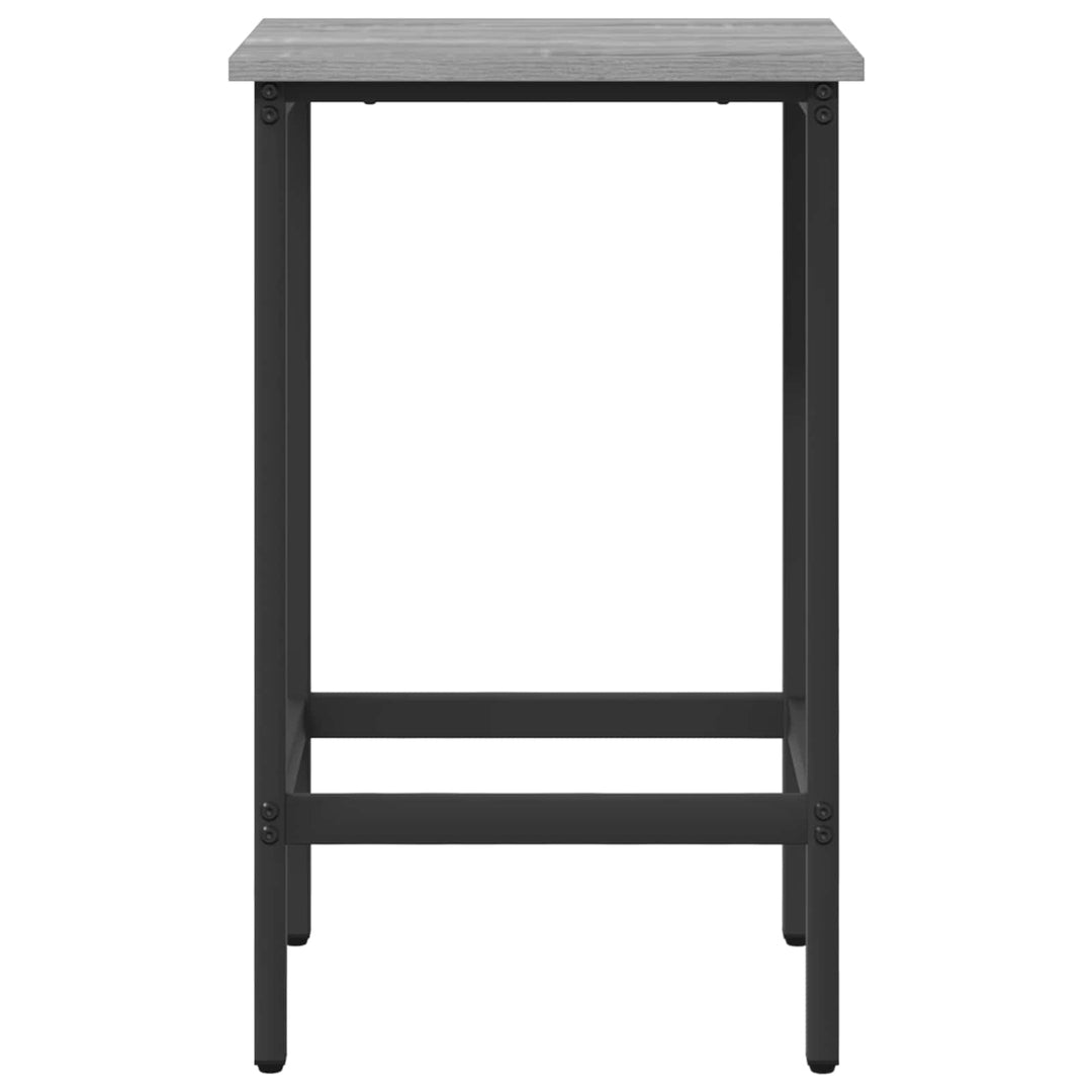 Barbænk 2 stk. Grå Sonoma 40 x 32 x 64 cm Konstrueret træ