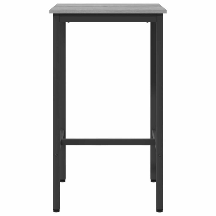 Barbord 52 x 52 x 110 cm Konstrueret træ Grå Sonoma Rektangulær