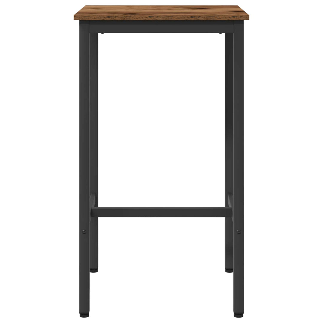 Barbord 52 x 52 x 110 cm Konstrueret træ Gammelt træ