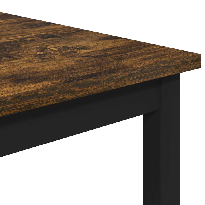 Barbænk 2 stk. Røget eg 40 x 32 x 74 cm Konstrueret træ