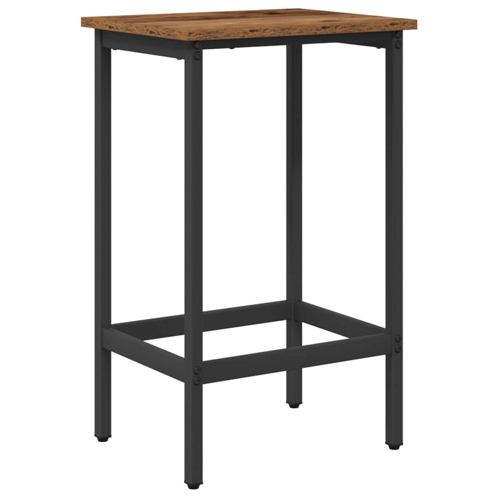 Barbænk Gammelt træ 40 x 32 x 74 cm Konstrueret træ