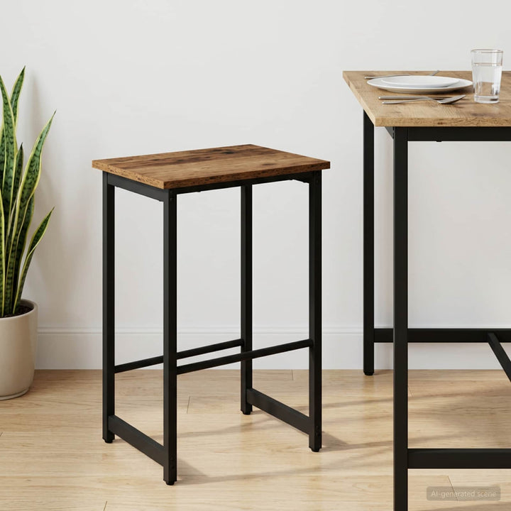 Barbænk Gammelt træ 40 x 32 x 64 cm Konstrueret træ