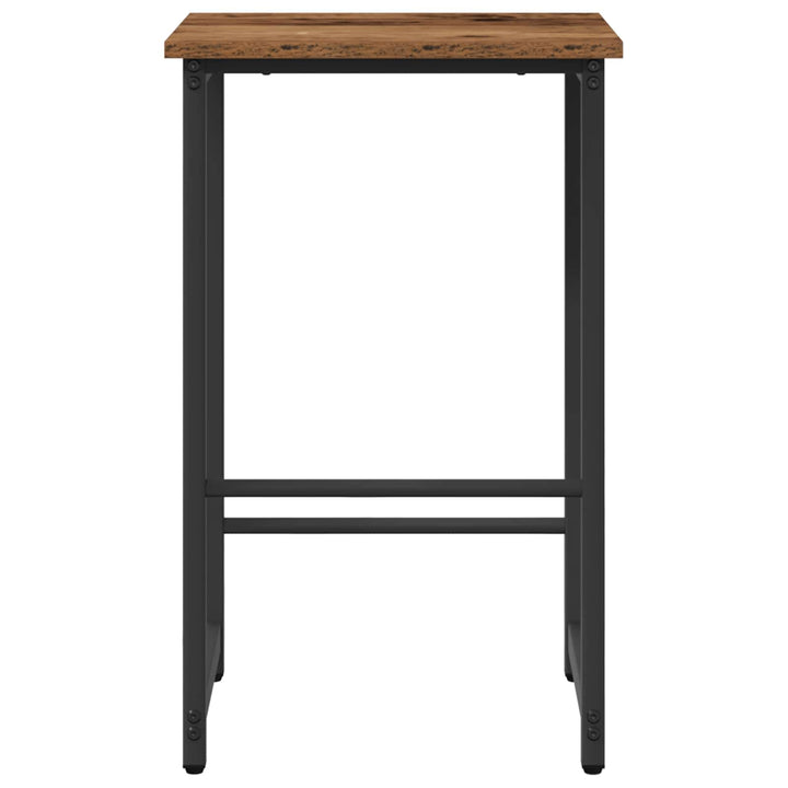 Barbænk Gammelt træ 40 x 32 x 64 cm Konstrueret træ