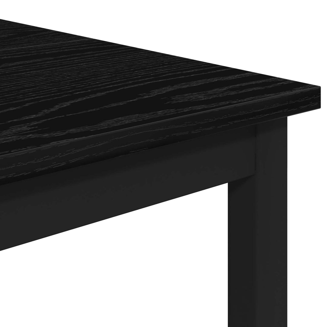 Barbænk Sort eg 40 x 32 x 74 cm Konstrueret træ