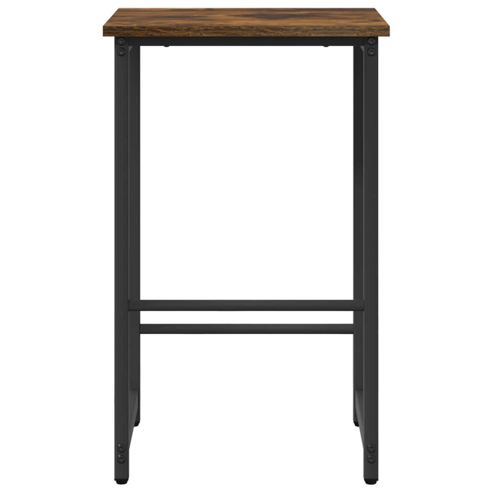 Barbænk Røget eg 40 x 32 x 74 cm Konstrueret træ