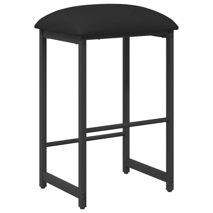 Barbænk Sort 40 x 32 x 64 cm Konstrueret træ