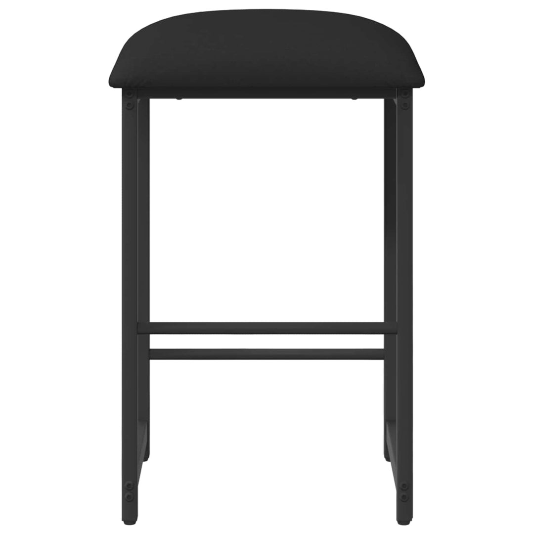 Barbænk Sort 40 x 32 x 64 cm Konstrueret træ