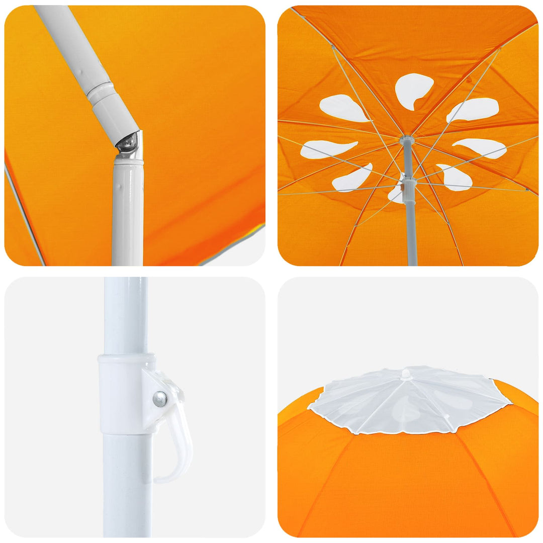 Havesol 240 cm 170T polyester Orange