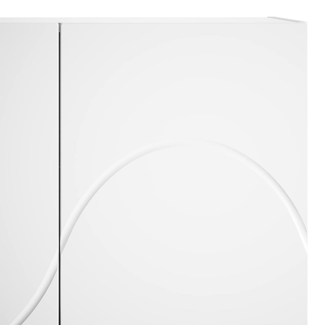 Highboard Hvid 79 x 41 x 151 cm Konstrueret træ