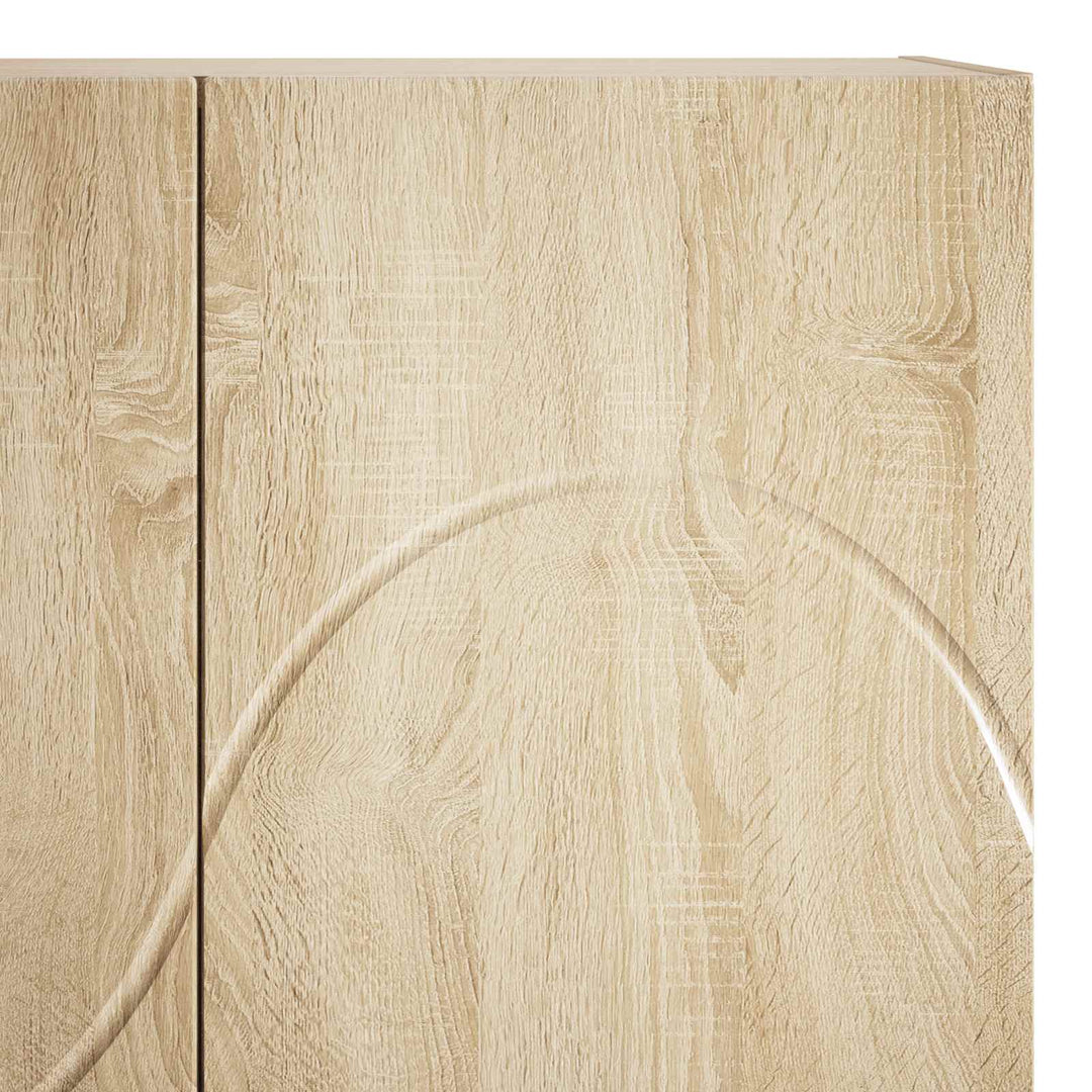 Highboard Sonoma-eg 79x41x151 cm Konstrueret træ