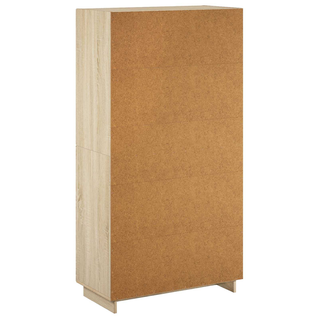 Highboard Sonoma-eg 79x41x151 cm Konstrueret træ