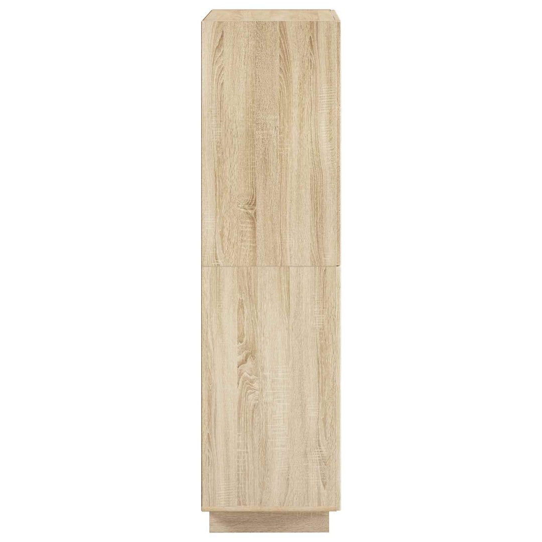 Highboard Sonoma-eg 79x41x151 cm Konstrueret træ