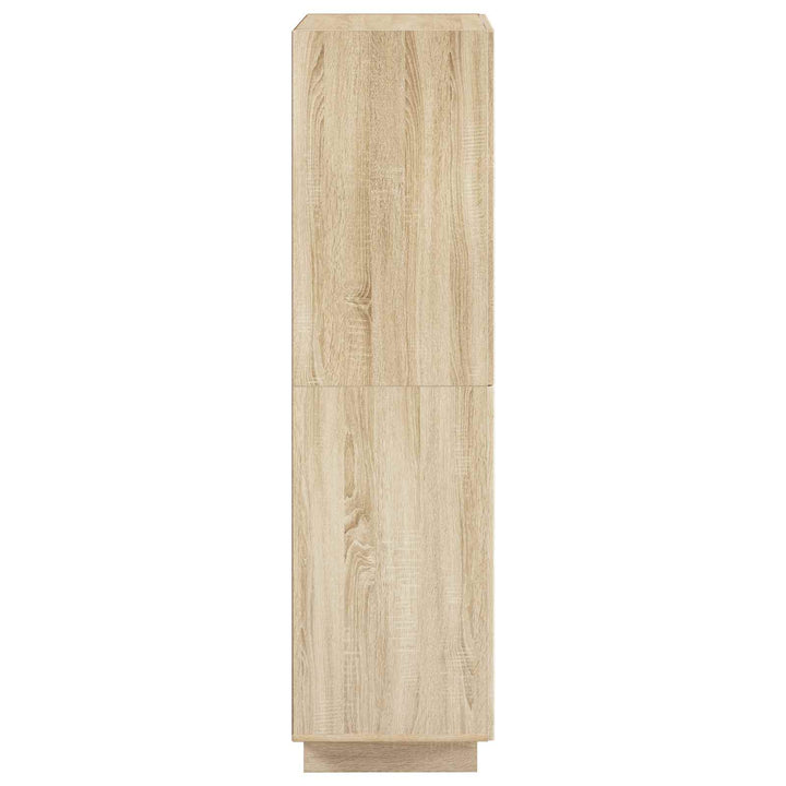 Highboard Sonoma-eg 79x41x151 cm Konstrueret træ