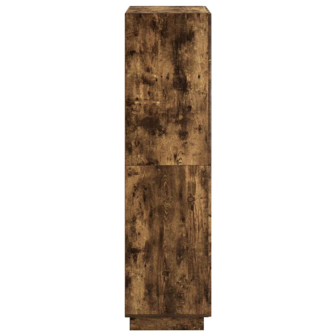 Highboard Røget eg 79 x 41 x 151 cm Konstrueret træ