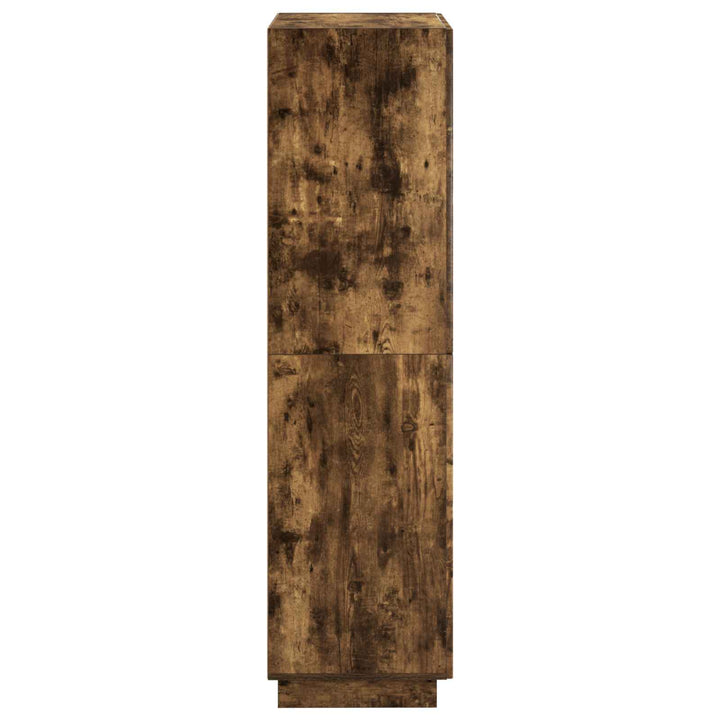 Highboard Røget eg 79 x 41 x 151 cm Konstrueret træ