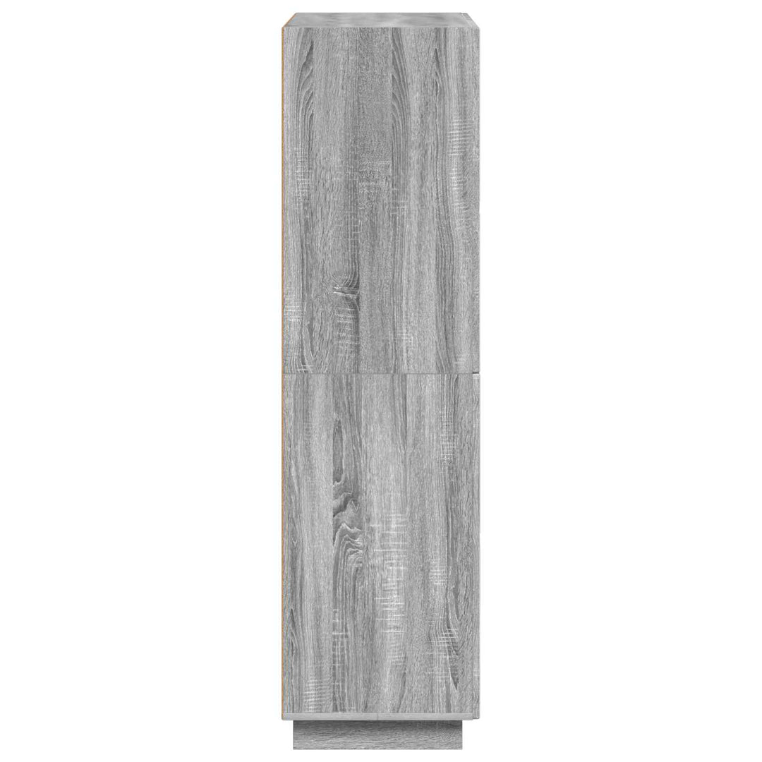 Highboard Grå Sonoma 79 x 41 x 151 cm Konstrueret træ