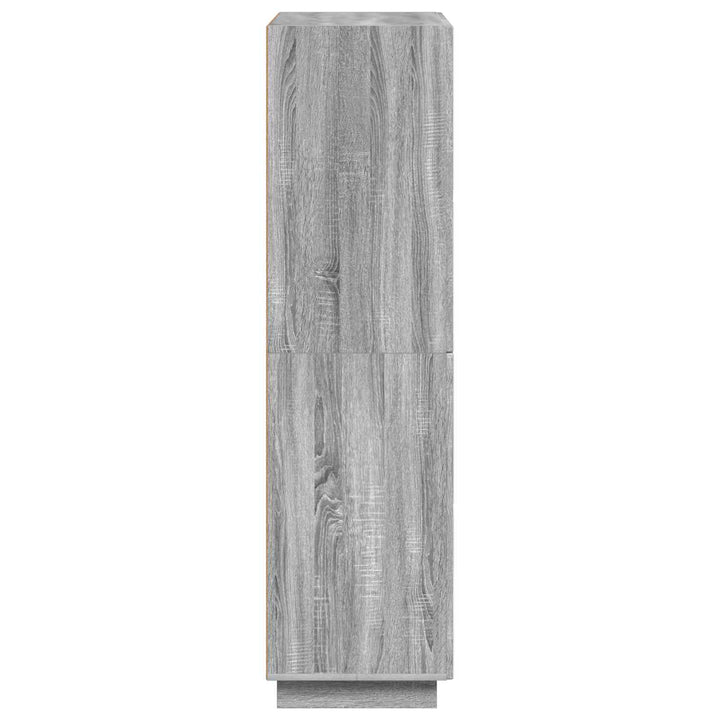 Highboard Grå Sonoma 79 x 41 x 151 cm Konstrueret træ