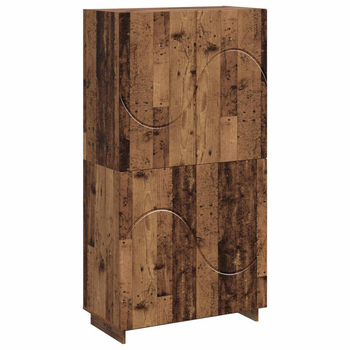 Highboard Gammelt træ 79 x 41 x 151 cm Konstrueret træ