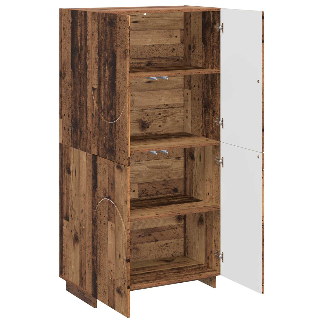 Highboard Gammelt træ 79 x 41 x 151 cm Konstrueret træ