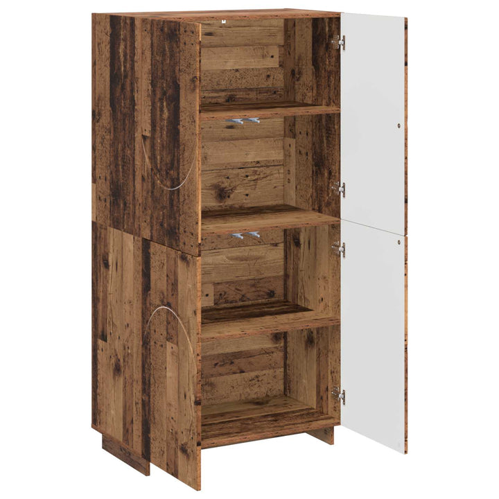 Highboard Gammelt træ 79 x 41 x 151 cm Konstrueret træ