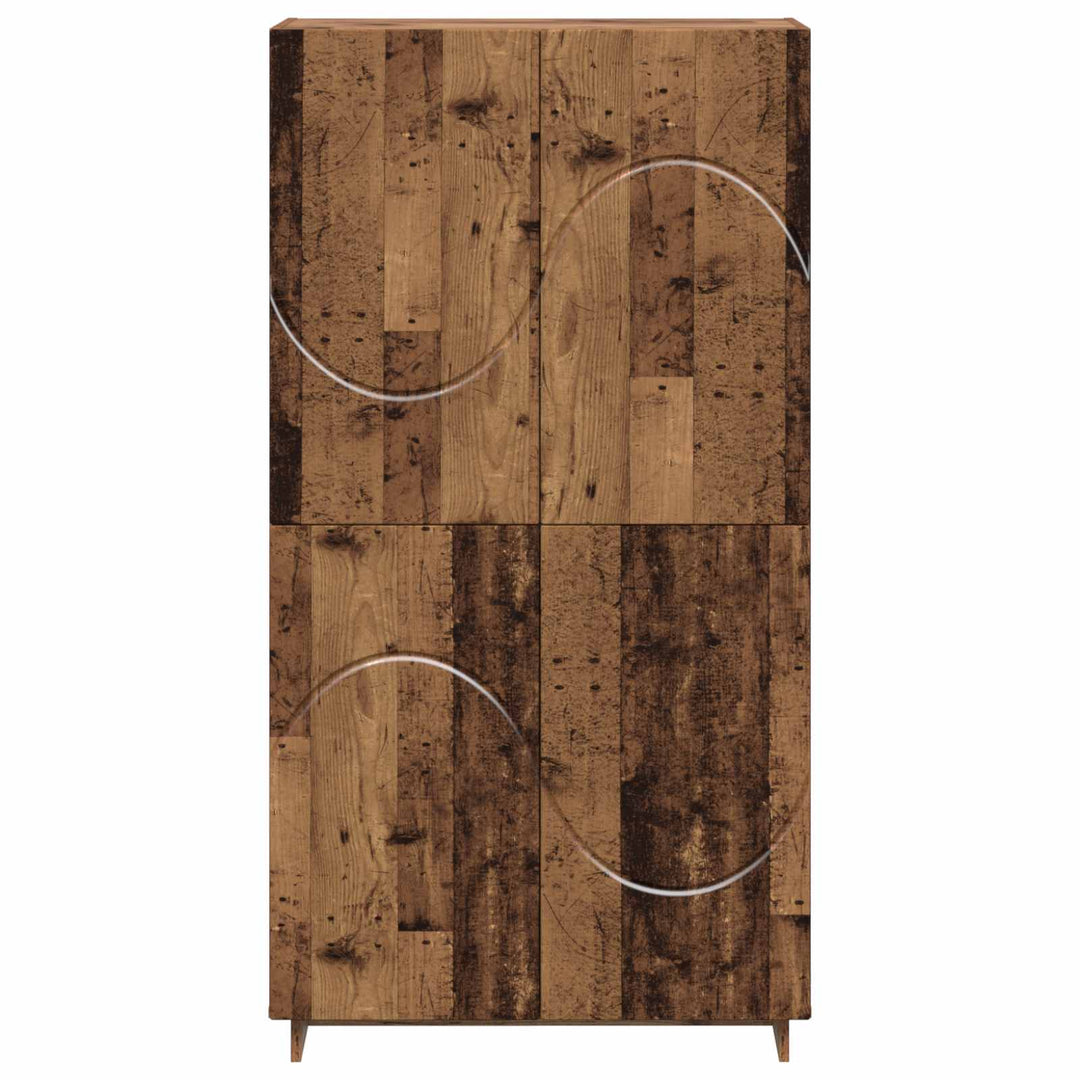 Highboard Gammelt træ 79 x 41 x 151 cm Konstrueret træ