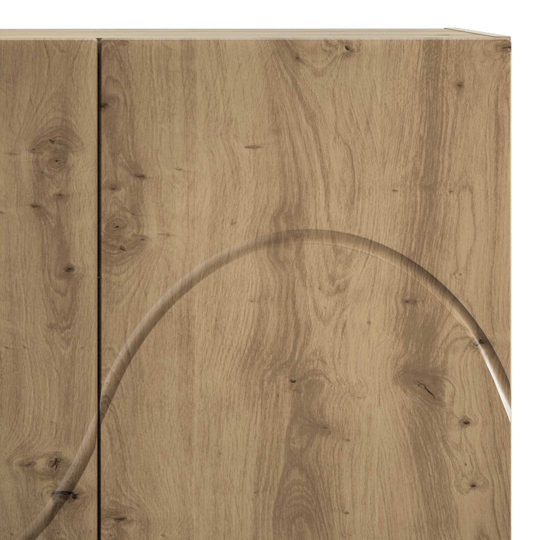 Highboard Artisan-eg 79 x 41 x 151 cm Konstrueret træ