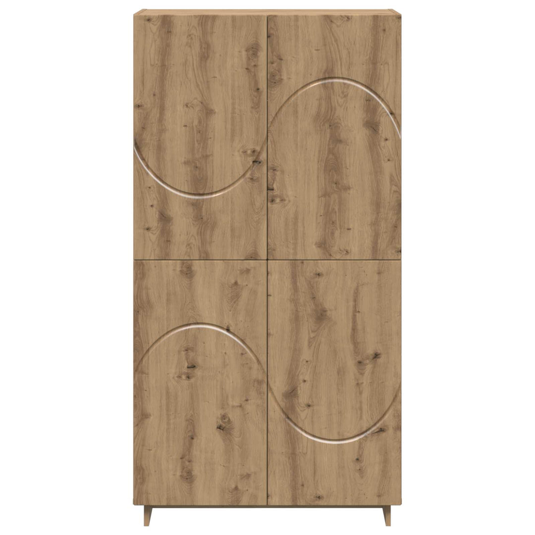Highboard Artisan-eg 79 x 41 x 151 cm Konstrueret træ