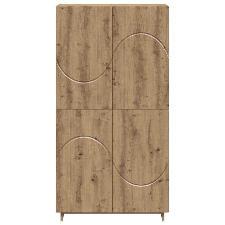 Highboard Artisan-eg 79 x 41 x 151 cm Konstrueret træ